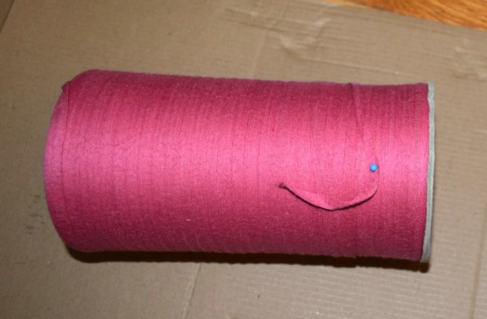 Vtg Pink Roll Stretchy Knit Bias Edging Seam Sewing Trim 1/4
